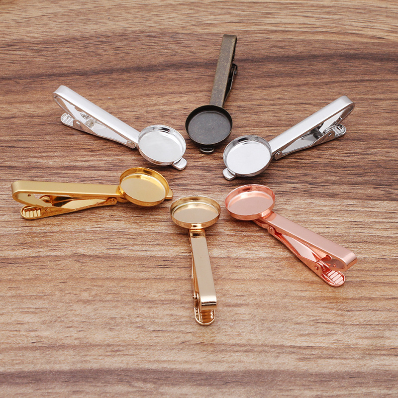 Tie Bar Set Gift - 50개 컬러 넥타이 클립 클라스프 바