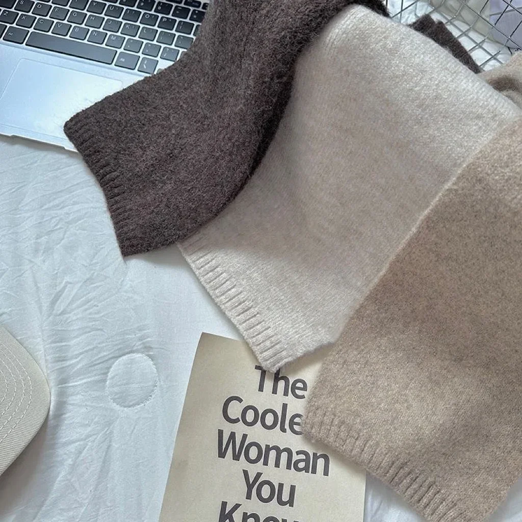 숙녀 캐시미어 스카프 여성 겨울 따뜻한 럭셔리 솔리드  - Woven Scarf Blanket 리뷰 및 가격